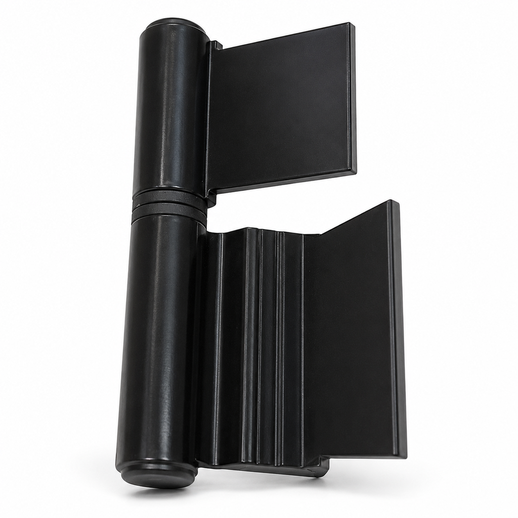 Black Aluminium Hinge 80mm (Right & Left Hand)